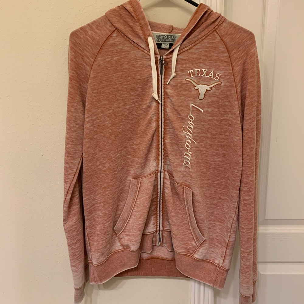 UT Longhorn's Zip Up Jacket with Hood